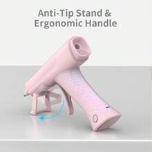 2600mAh Wireless Hot Melt Glue Gun, Rechargeable Lithium Battery Powered For DIY, School, Home Repair