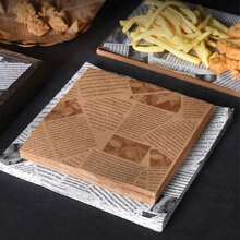 1/50/100pcs Baking Paper, Parchment Paper, Sandwich Wrapping Paper, Baking Supplies(The Position Of The Pattern Is Asymmetrical And Random) - Multicolor - View 8