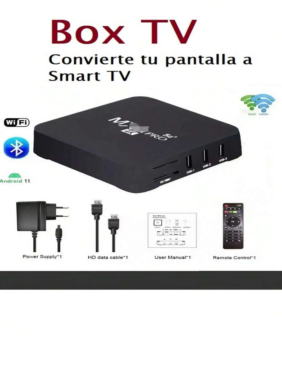 TV Box, Convertidor de TV Análoga a Digital, dispositivo fácil de instalar, mejora la calidad de imagen, acceso a canales digitales, recomendado para actualización de televisores. - Tipo de Enchufe A USA (110-127V) - Ver 1