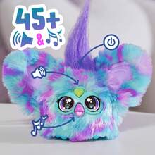 Hasbro Furby Furblets Mer-May Mini Friend, 45+ Sounds, Ocean Music, Speaks Only Furbish, Electronic Plush Toys For Girls & Boys, Interactive Pets, Multicolor, 6+