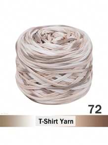2/1 pieza Hilo de camiseta degradado, grande 300g/unidad - 2cm de ancho, hilo tejido de punto, suave y versátil para manualidades DIY, usado para ganchillo y tejido de bolsos, cojines, muñecas, mantas de almacenamiento, zapatillas, proyectos de ganchillo artesanal, disponible en múltiples colores, hilo multicolor, hilo de poliéster, hilo acrílico, hilo de ganchillo, hilo para manualidades, bolas de hilo vibrante, material de manualidades versátil, accesorios y suministros de tejido