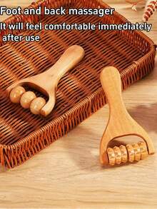 按摩手滚轮人体工学足部按摩器按摩用品颈部按摩器手持按摩器穴位按摩器工具肌肉按摩器滚轮背部木制全身按摩球 1 件冰面滚轮，冰面滚轮用于缓解面部和眼部浮肿，面部按摩器轮廓和增强皮肤护理和光泽，学校，返校，旅行，旅行必需品，家庭必需品，水疗，按摩工具，按摩，按摩器，水疗 - 棕色 - 查看 2