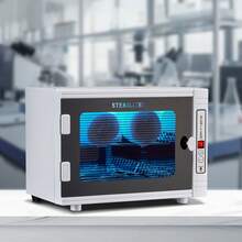 Nail Tool Cleaning Machine, 12L Large Capacity, Tool Cabinet Cleaner Box With Timer Setting, Tempered Glass Door, 185nm Wavelength, For Labs, Home, Nail Salons, Hair Studios, Beauty Salons - Xem 9