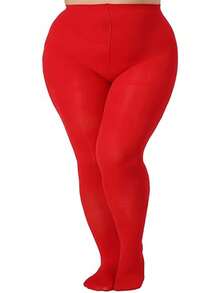 1双彩色女士高腰半透明连裤袜，加厚尼龙材质，秋冬季防勾丝弹力塑形连裤袜，裸色半透明多色可选，适合舞蹈和日常休闲穿着，时尚百搭，防勾丝材质，高腰设计，舒适保暖 - 彩色 - 查看 24