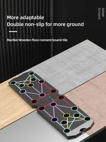 Multifunctional Push-Up Board Training Board For Men, Chest And Abdominal Muscle Training, Plank Support Auxiliary Home Fitness Equipment, Strength Training Wrist And Forearm Fitness Device - Multicolor - View 4
