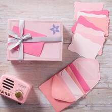 Pack Envelopes With Note Cards In 5 Colors Wedding, Birthday, Showers, 4 X 2.Inches (Pink) - 粉色 - 查看 5