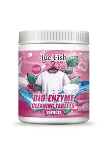 jakehoe 1 set de pastillas efervescentes para eliminar manchas de ropa, adecuadas para la limpieza y eliminación de manchas de ropa