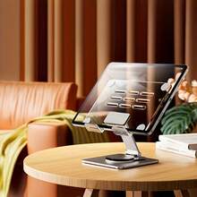 Desktop Tablet Holder, Adjustable For IPad Holder Portable Display Holder Metal Tablet Holder, For IPad 10th Generation Accessories, Suitable For Office, For IPad/IPhoneX/For IPad Pro Or Other 4.7~12.9 Inch Screen Device Mobile Phone Holder