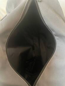 Women's Large Capacity Crossbody Bag, Unisex Multi-Pocket Drawstring Waterproof Nylon Shoulder Bag