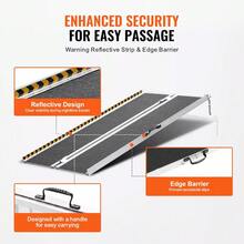 PORIYA Multi Size Aluminium Ramp Anti Slip Folding Loading Threshold  Portable Access - 2FT - View 5