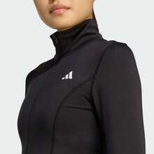 Adidas Jaqueta Feminina WE ZP THRU JKT, Cardigan com Capuz de Malha JM9185