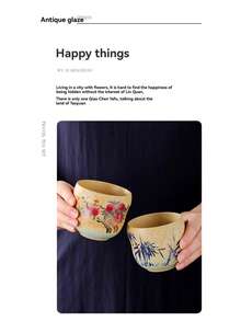 1 件 270ml/9.5oz 陶瓷握咖啡杯，可爱卡通设计高品质礼品杯，家用抹茶茶杯，办公室女士使用，适合朋友和情侣生日礼物 - 彩色 - 查看 7