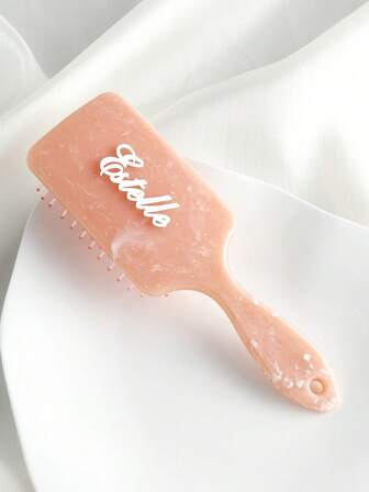 1 st personligt namngraverad antistatisk hårkam, bärbar hårborste, bröllopspresent, brudtärnepresent, anpassad hårkam med namn, unik present till henne/mamma, födelsedagspresent, festgåva, jubileumspresent, jul, skönhetsaccessoarer