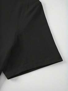 Camiseta con arte de Leonardo da Vinci: Mona Lisa, Hombre de Vitruvio, retrato - Negro - Ver 3