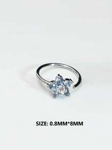 2 Stücke/Set hypoallergene Titan-Stahl Ohrringe, 5A Zirkonia funkelnde Schmetterling Ohrstecker, blaue Blumen flache Knorpel-Ohrringe, blaue Zirkonia Herz-Blumen Creolen, Nasenring, hochwertiger Ohrschmuck für Piercings