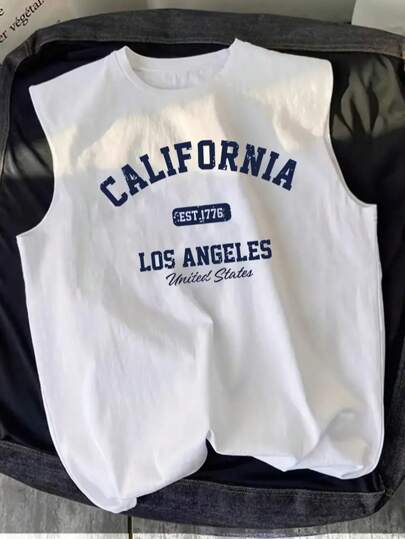 Regata Masculina 100% Algodão – Estilo Califórnia leve malha premium   Verão    Ajuste Regular    Nenhum