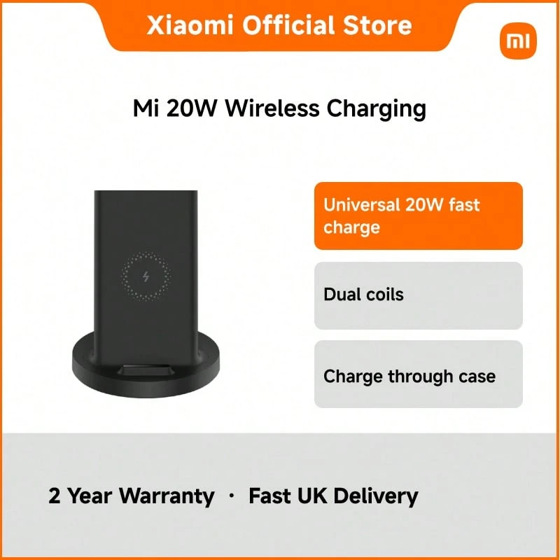 Xiaomi Mi 20W Wireless Charging - Black - View 1