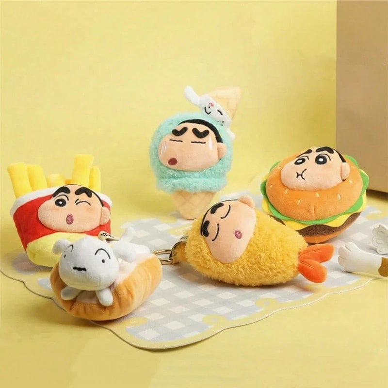 蜡笔小新开心桶毛绒玩具盲盒 - 官方授权收藏品，专为日常陪伴而设计。非常适合为带有标志性人物图案的钥匙或包包增添俏皮气息。（随机发货1件） - 彩色 - 查看 1