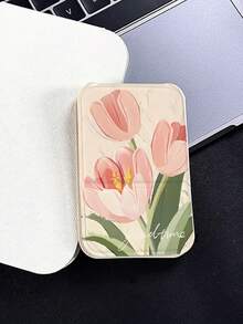 1/2pcs Tulip Folding Makeup Mirror, Adjustable Mini Desktop Mirror, Ins Style Tulip Flower Handheld Mirror, Pocket Mirror, Travel Portable Mirror, Birthday/Holiday Gift For Female Friends,Giveaways,Travel,Cheap Stuff,Travel Essential - Multicolor - View 13