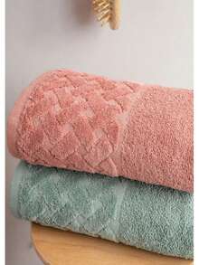 6-częściowy zestaw ręczników tkanych premium – 100% bawełny – duży, ciężki i ultramiękki – ręczniki do rąk, twarzy i głowy – 50 x 90 cm – łącznie 1200 g – luksusowa jakość spa – wyprodukowano w Turcji - Wielokolorowe - Zobacz 3