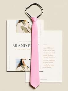 1 条男士 5 厘米纯色拉链领带，西装衬衫装饰，适合日常聚会和商务场合