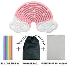 1 pieza Tablero de actividades lindo y conveniente, juguete educativo, tablero sensorial de silicona para alivio del estrés