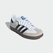 Adidas 幼儿男童 SAMBA OG CF EL C 休闲低帮运动鞋 JQ6391