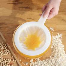 Passoire multifonction à haute densité, filtre à lait de soja, bouchon de filtre à jus, sac filtre à lait de soja pour aliments, séparateur de jus à mailles fines pour la maison, sac filtre à cuillère de drainage de cuisine - Voir 8