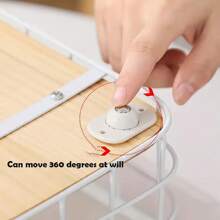 4/12 件自粘式强力滚轮 - 抛光金属表面，360° 旋转，适用于厨房电器和小型家具 - 白色 - 查看 8