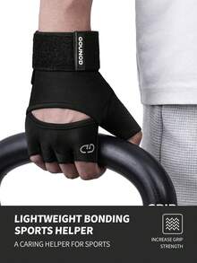 GOUNOD 健身护掌，男女适用，轻质健身手套，适合举重、骑自行车、锻炼、训练、引体向上和划船。