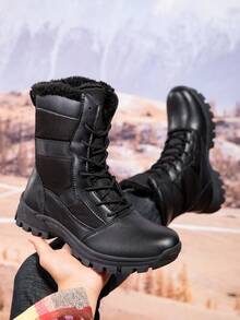 Winter New Men's Outdoor Hiking Boots, Trekking Boots, Training Shoes, High-Top Boots, Fashion Design Versatile Couple Styles