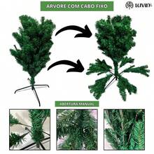 Christmas Tree Pine 1.50m 450 Branches Large Luxury Full Premium Green Traditional - Truyền thống - Xem 4