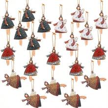 Dancing Angel Christmas Tree Ornament - Flying Angel Pendant Hanging Decorations For Xmas Holiday Decor - Multicolor - View 2
