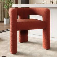 Ergonomic Armchair With Premium Teddy Pile, Unique Design, Maximum Comfort And Versatility The Modern, Multifaceted Armchair Is Robust, Stylish And Can Be Assembled In No Time - 棕色 - 查看 1
