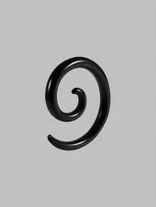 1PC Punk Stainless Steel Snail Spiral Ear Taper Flesh Tunnel Ear Stretcher Ear Nose Expander Stretching Ear Plug Ear Gauge - 1 Piece Of Spiral Ear Expansion - View 32