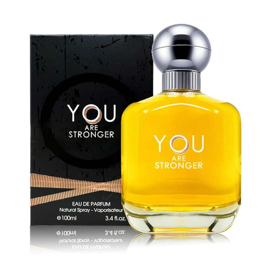 YOU ARE STRONGER Men's Cologne - 3.4 Fl Oz Eau De Toilette Spray | Spicy Vanilla, Chestnut & Woody Amber | Addictively Warm & Confident Scent - You Are Stronger - 查看 1
