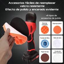Pulidora Orbital Inalámbrica De Doble Acción 6inch 5500rpm - Tipo de Enchufe A USA (110-127V) - Ver 5