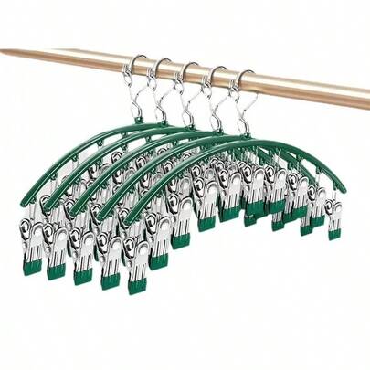 1 Pack Of 10-20 Pcs Stainless Steel Oval Sock Clips With Extra-Strong Grip, Waterproof And Rust-Proof, Wind-Resistant Buckle For Secure Balcony Drying, Space-Saving Laundry Accessory For Apartments And Homes, Gentle Delicate-Friendly, Quick-Dry Outdoor Clothes Line Solution, Durable Weather-Resistant Clip Set For Spring And Summer, Keeps Socks And Underwear Organized, Easy Clip-On Drying, No-Slip Clasp