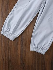 Conjunto de sudadera con capucha con estampado de mariposas + pantalones casuales para niñas - Conjunto dulce y de moda