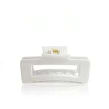 1pc Soft Silicone Hair Claw Ladies' Simple Square Hair Clip Hair Accessory