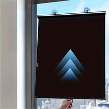 1 pezzo Tenda parasole espandibile e termoisolante, tenda per finestra portatile senza foratura, adatta per ufficio, veranda, auto, cucina, balcone, soggiorno, tenda a rullo oscurante con protezione UV