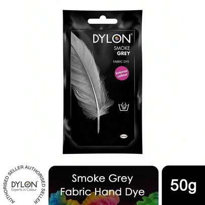 Dylon Hand Fabric Dye Sachets 1 Pack 50g Each For Clothes, Home Textiles, Soft Furnishings, Easy To Use For Customising And Refreshing Fabrics At Home