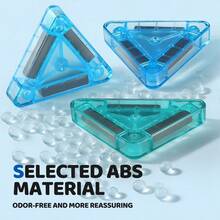 迷你磁性积木带铁盒，26/56 件旅行装磁铁积木玩具套装，便携式积木玩具，益智学习感官玩具，适合 3 岁以上男孩女孩生日礼物 - 彩色 - 查看 8