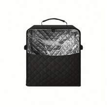 Heavy Duty Polyester Dust Cover With Sliding Pad For Mixer Storage - Space-Saving Design For Countertop Or Cabinet Storage, Suitable For 4.5/5/6/7/8 Quart Mixers, Ideal For Home, Office Or Commercial Use - Black, Mixer Accessories, Appliance Protection, Stylish Appliance Cover, Durable Appliance Cover, Appliance Guard, Home Chef, Compact Design, Sturdy Construction, Kitchen Enthusiast