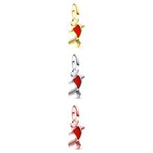 1 Set Of 3 Colors - Gold, Silver, Rose Gold Heart, Star, Butterfly, Elephant, Turtle, Fish Beaded Pendants, Animal & Geometric Elements Suitable For DIY Bracelets, Necklaces, Jewelry Making - Gold, Silver and Rose Gold - View 12