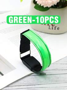 LED网格发光臂章 反光LED灯臂章，派对用品，运动腕带，适用于跑步、徒步旅行、露营、派对，可充电 - 彩色 - 查看 26