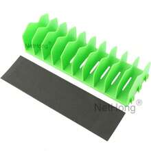 10-Slot Pliers Cutters Rack ABS Spanner Storage Holder Tool Organizer Fit 3" - Green - View 8