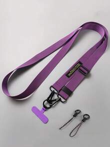 1 pieza Cordón ajustable de doble uso para hombro/cuello, resistente para exteriores, compras, viajes, senderismo, se ajusta a estuches de teléfono anchos, diseño de abeja - Multicolor - Ver 19