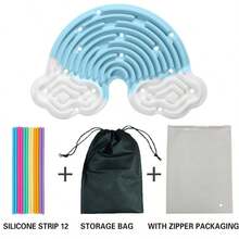 1 pieza Tablero de actividades lindo y conveniente, juguete educativo, tablero sensorial de silicona para alivio del estrés