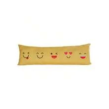 Capa De Travesseiro Corpo Gigante Fronha Estampada 1,45x0,45 - Emotion - Visão 1